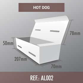 Embalagem para alimentos Ref.: AL002