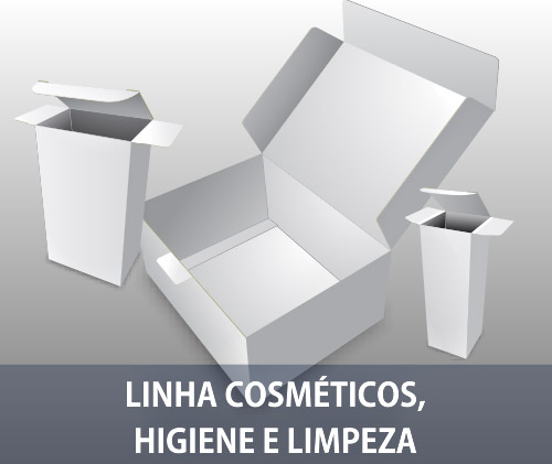 Linha de embalagem para cosméticos, higiene e limpeza Linha de embalagem para cosméticos, higiene e limpeza