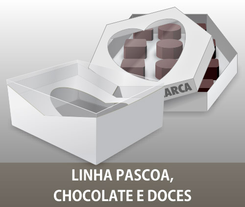 Linha de embalagem para Páscoa, doces e chocolates Linha de embalagem para Páscoa, doces e chocolates