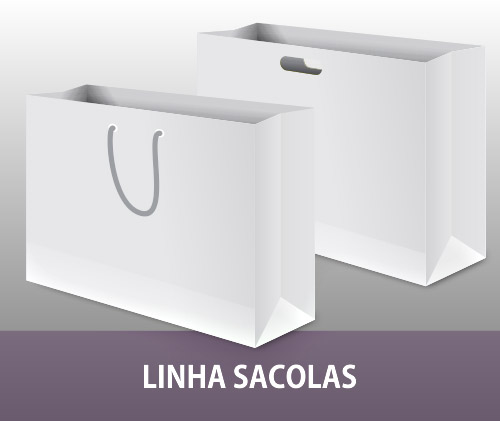 Linha de sacolas personalizadas Linha de sacolas personalizadas